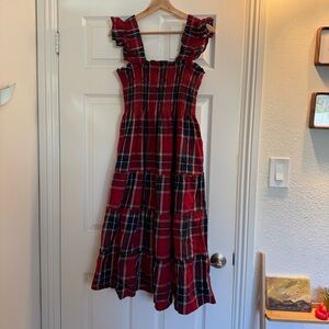 Hill House Home Red Tartan 2022 Holiday Ellie Nap Dress